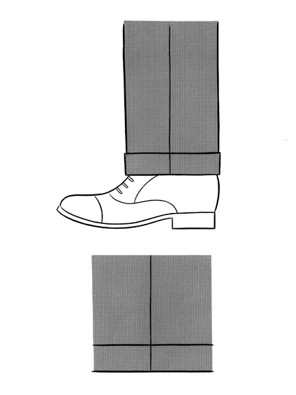 STRASBURGO(修理サービス)/WOMENS パンツ丈詰め(ダブル)/修理
